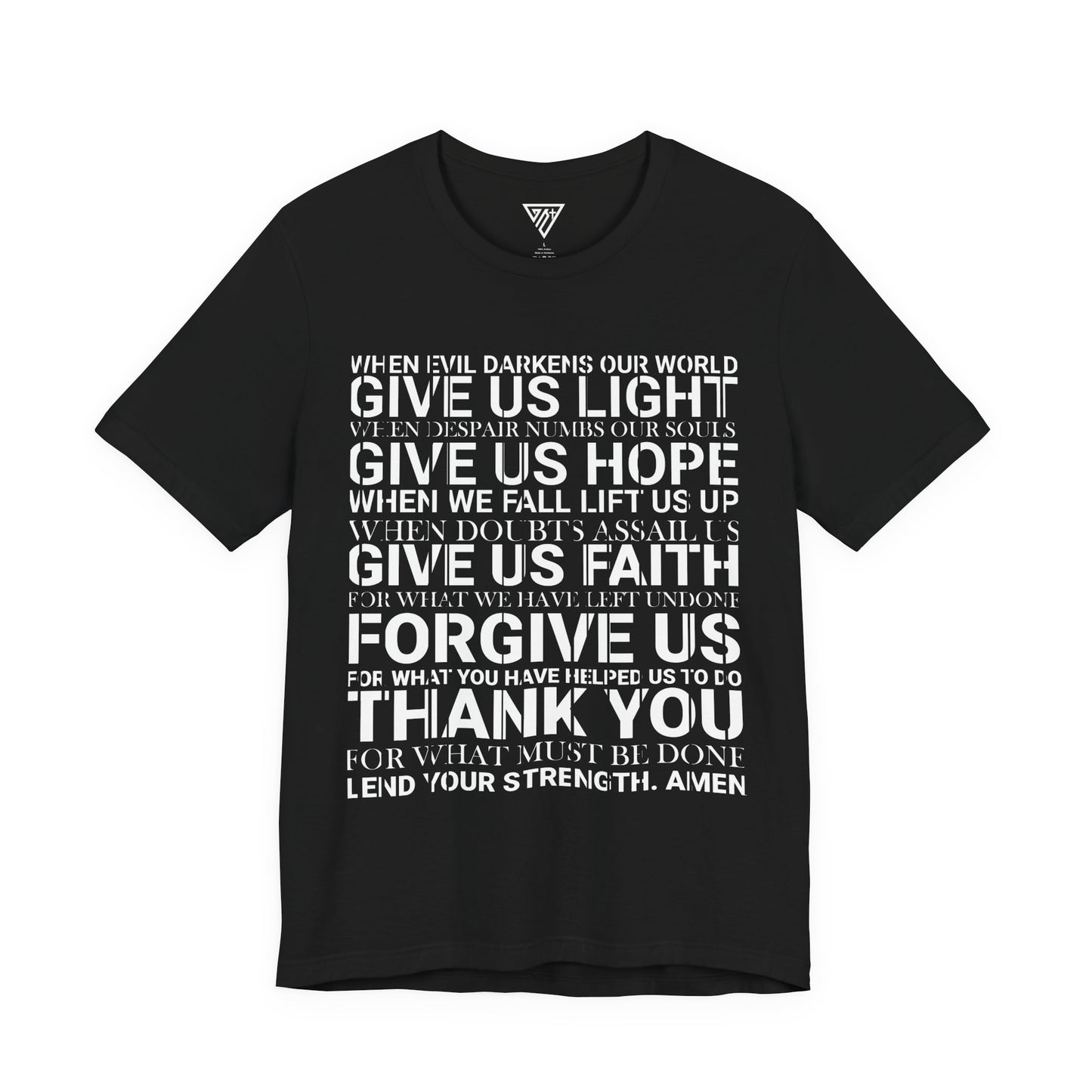 Genesis Prayer T-Shirt I Faith Text Tee I Genesis Collection