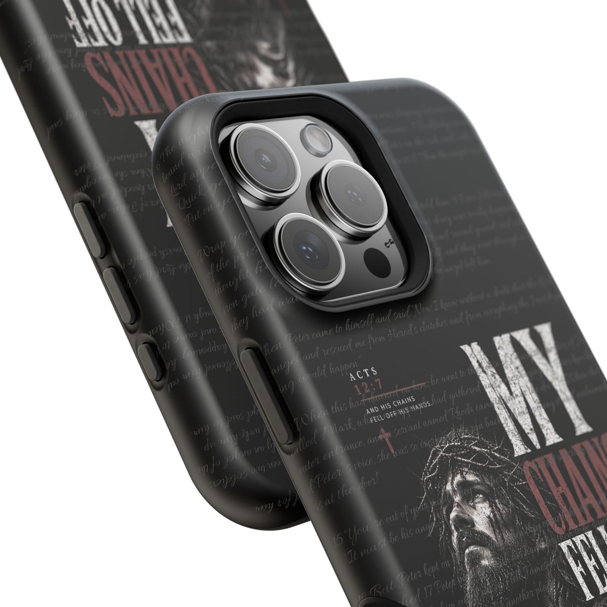 MAGNETIC TOUGH PHONE CASE, ACTS 12:7
