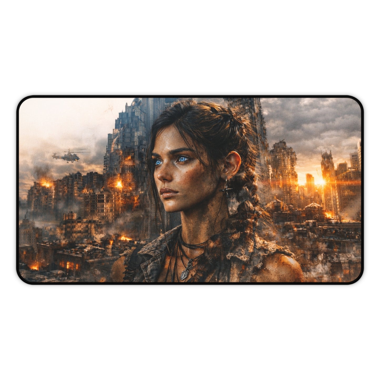 Fantasy Desk Mat I Genesis Collection I Azaryah Arcane Warrior