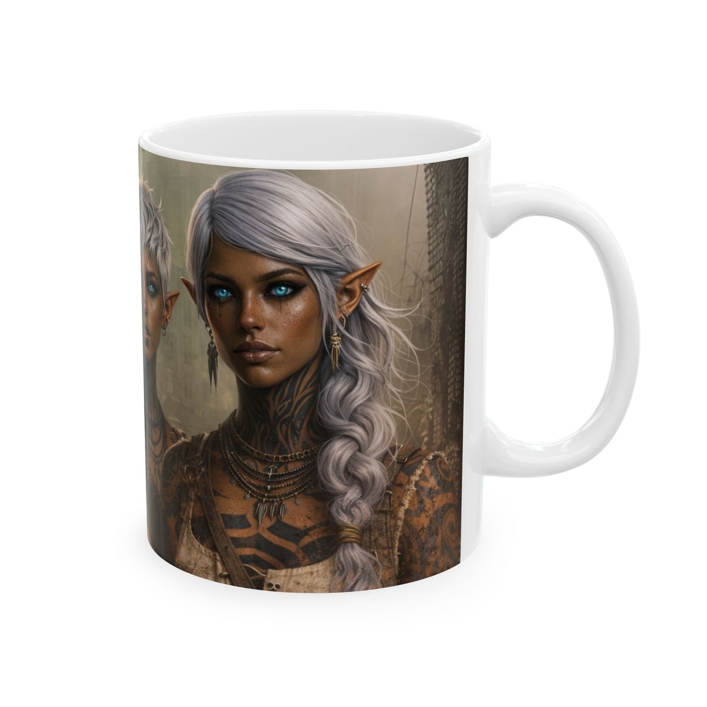Fantasy Art Mug I Genesis Collection I Arcane Sisters Mora & Nadaya