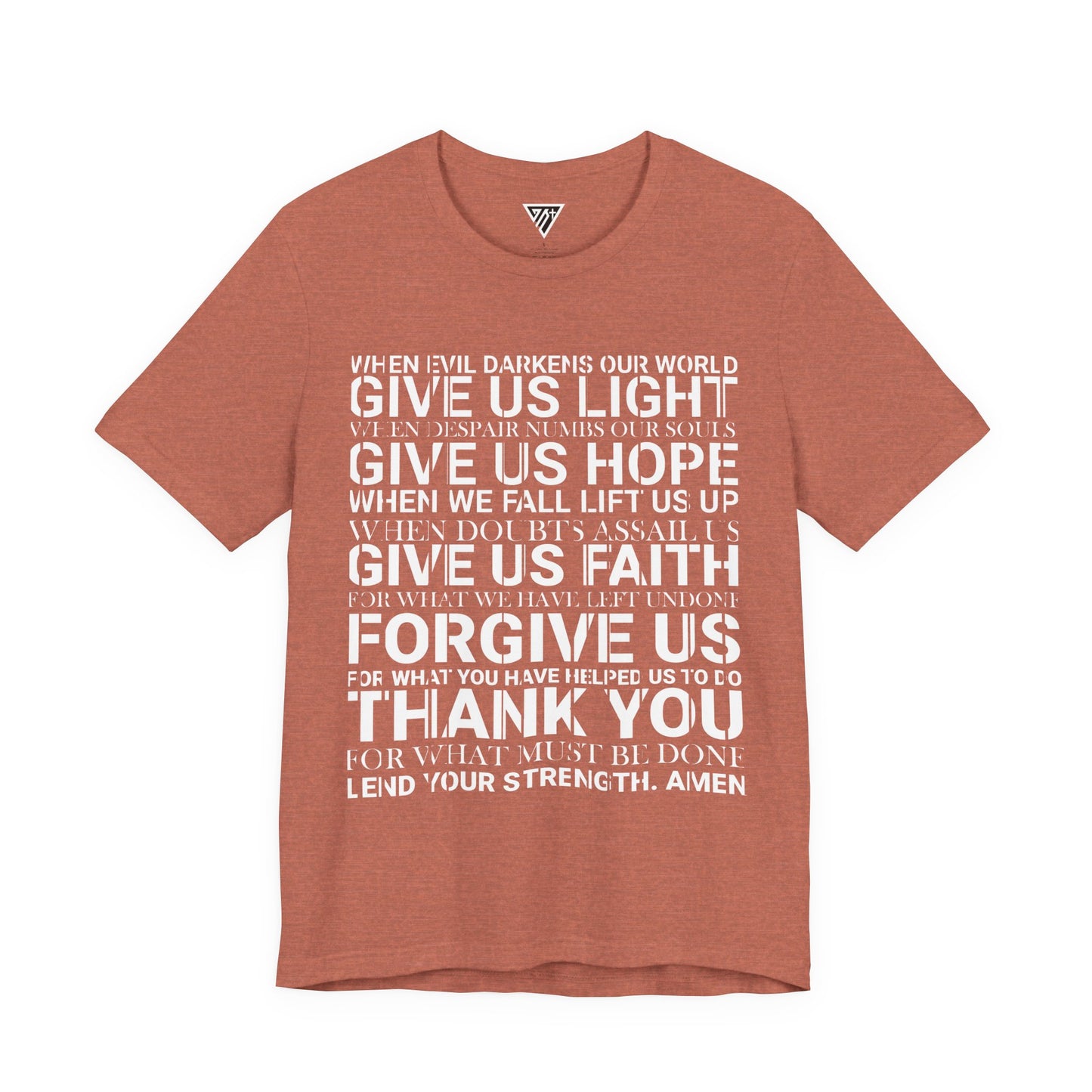 Genesis Prayer T-Shirt I Faith Text Tee I Genesis Collection
