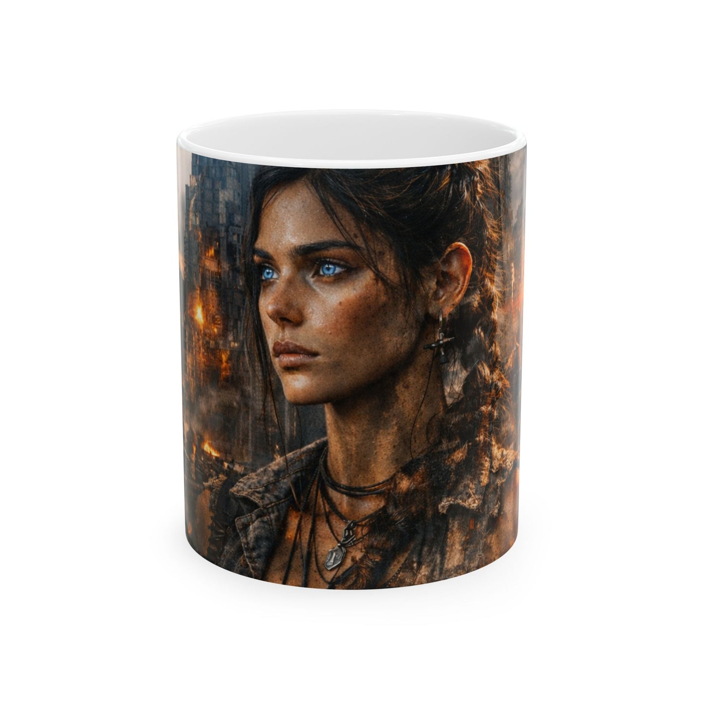 Fantasy Art Mug I Genesis Collection I Azaryah Arcane Warrior