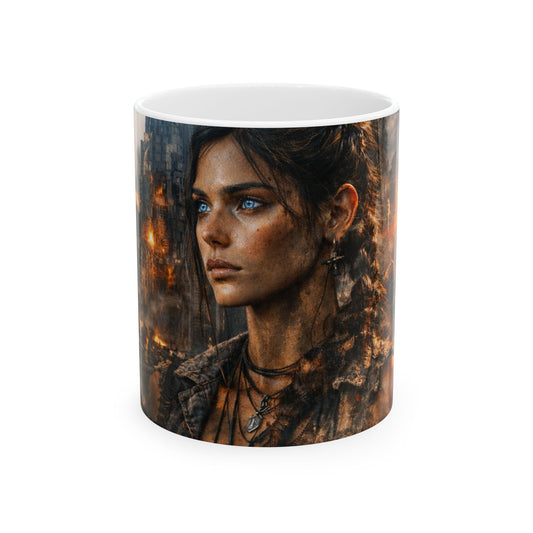 Fantasy Art Mug I Genesis Collection I Azaryah Arcane Warrior