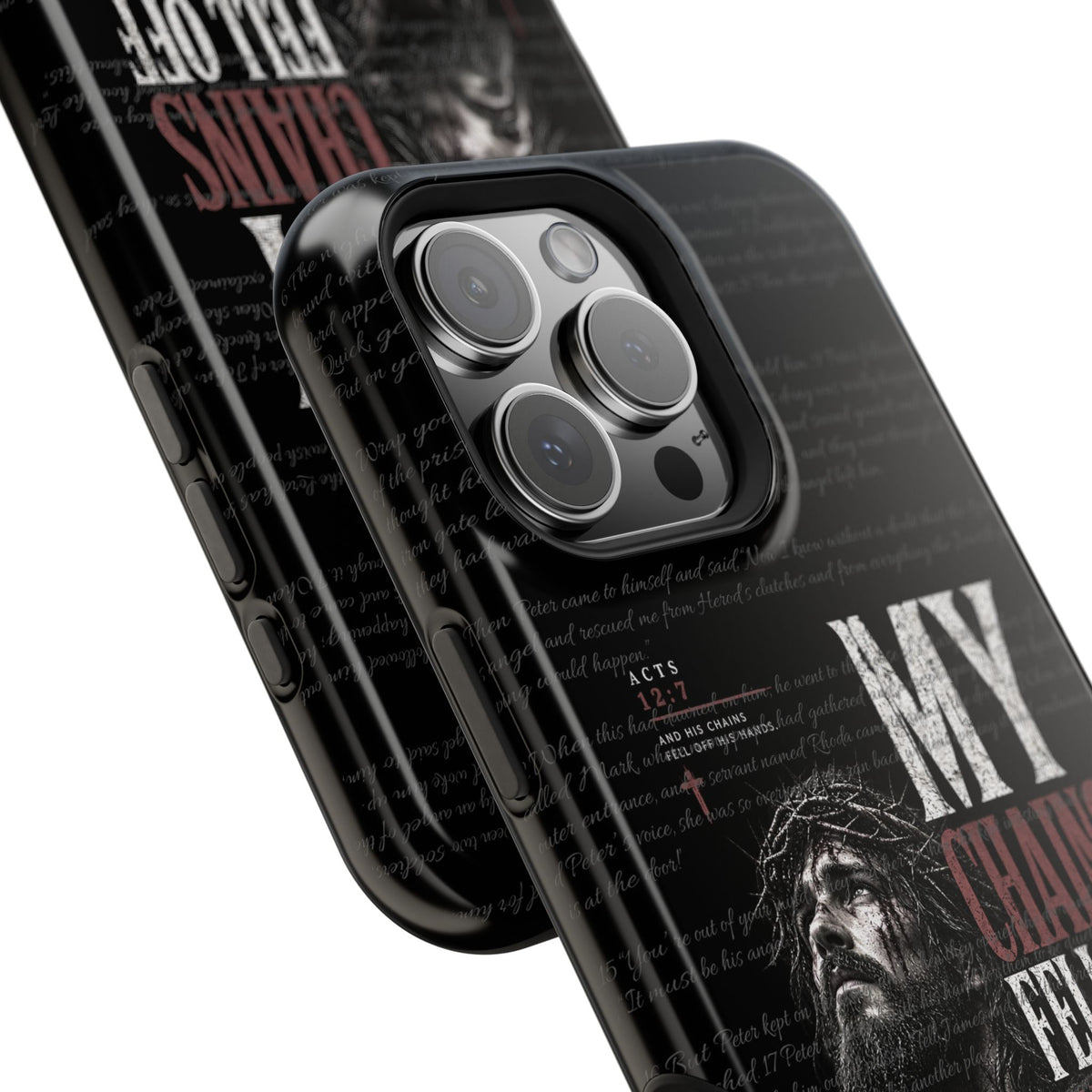 MAGNETIC TOUGH PHONE CASE, ACTS 12:7