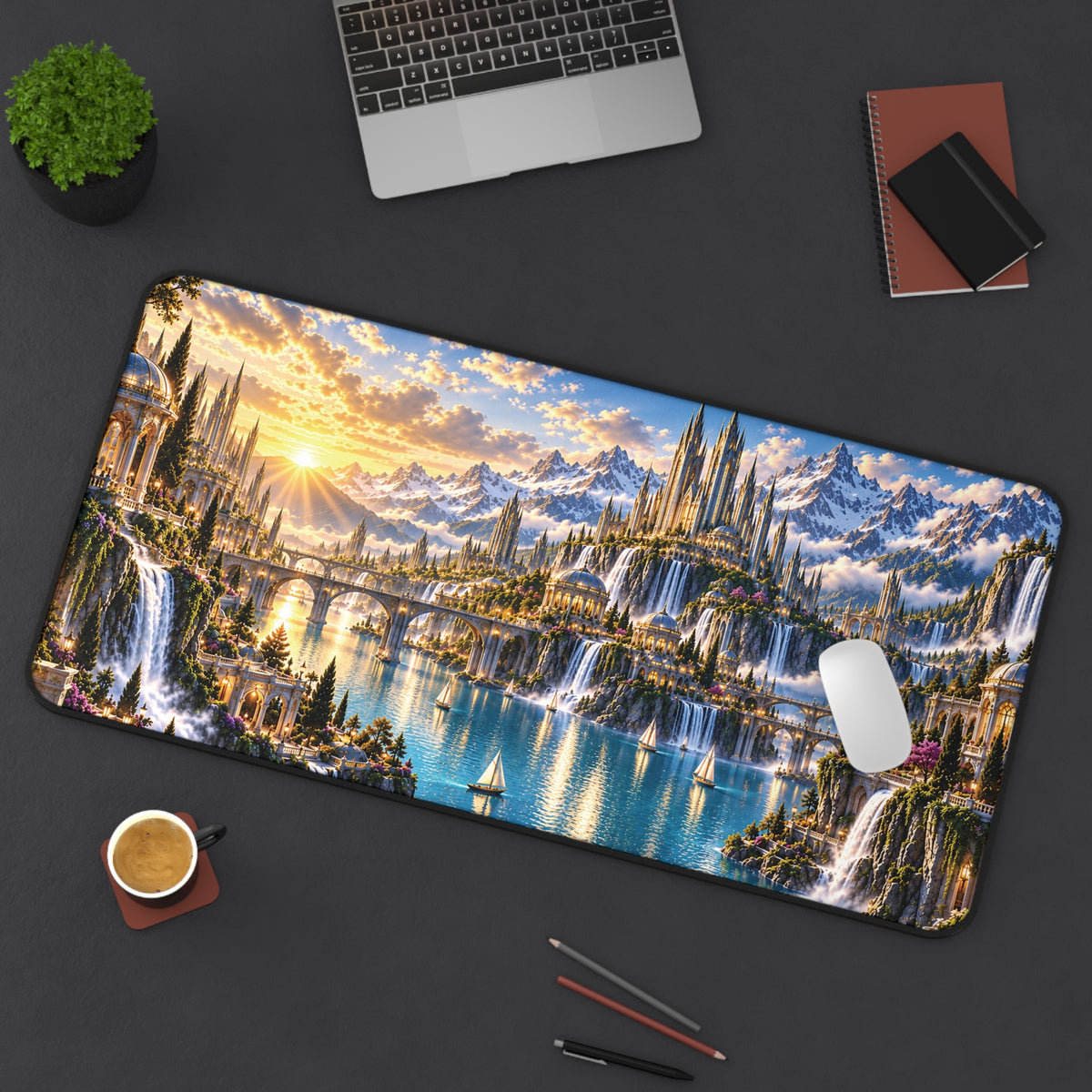 LUMIÈRE SUNRISE CITY DESK MAT