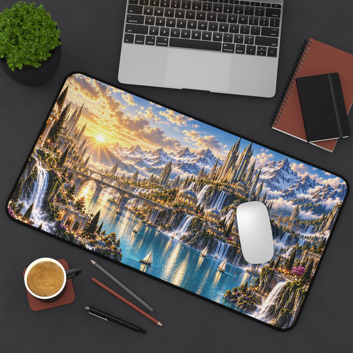 LUMIÈRE SUNRISE CITY DESK MAT