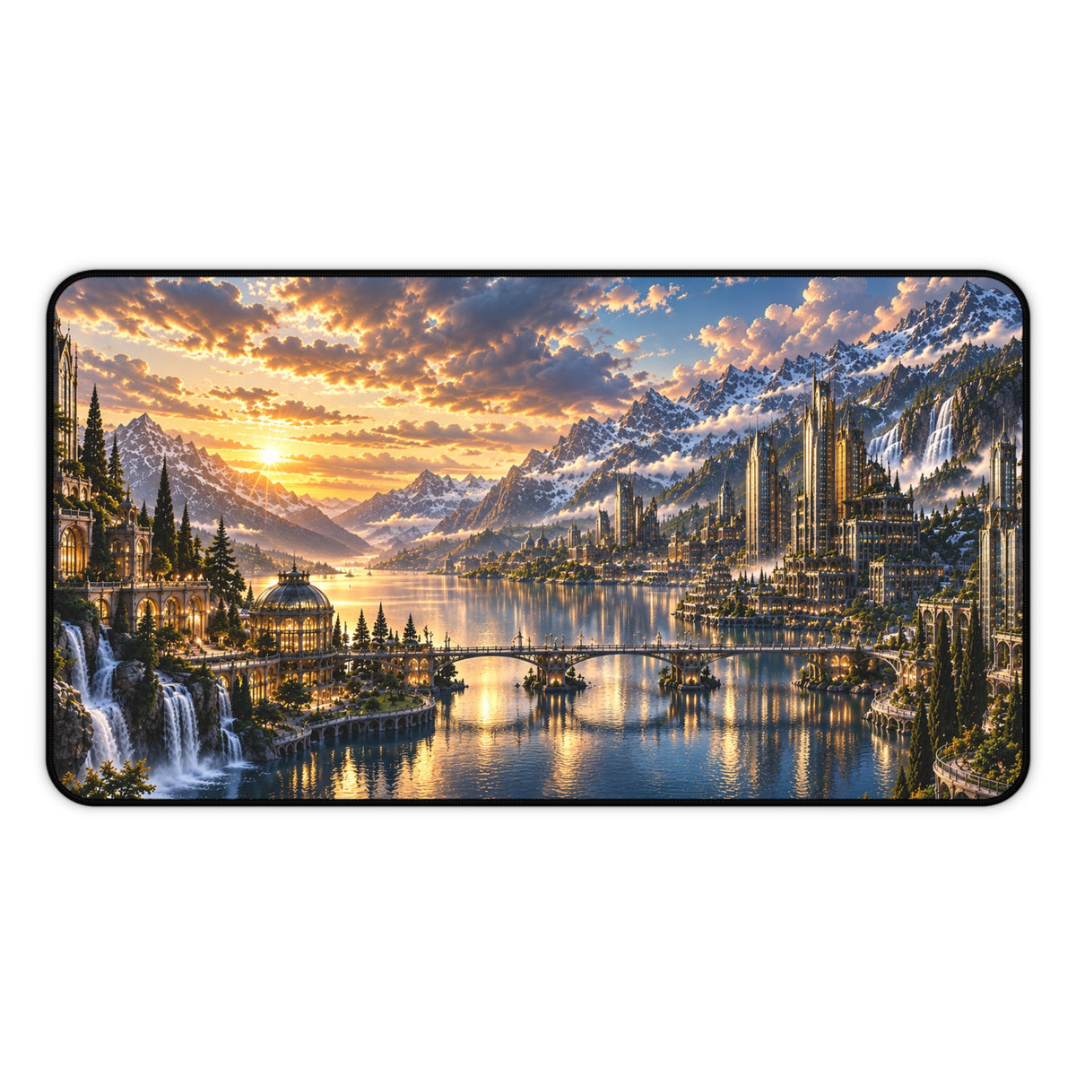 LUMIÈRE SUNSET CITY DESK MAT