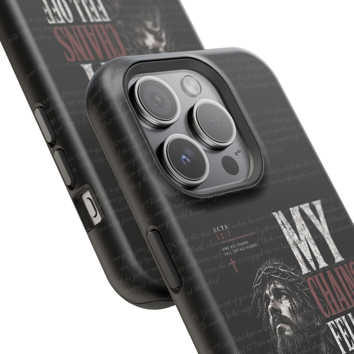 MAGNETIC TOUGH PHONE CASE, ACTS 12:7