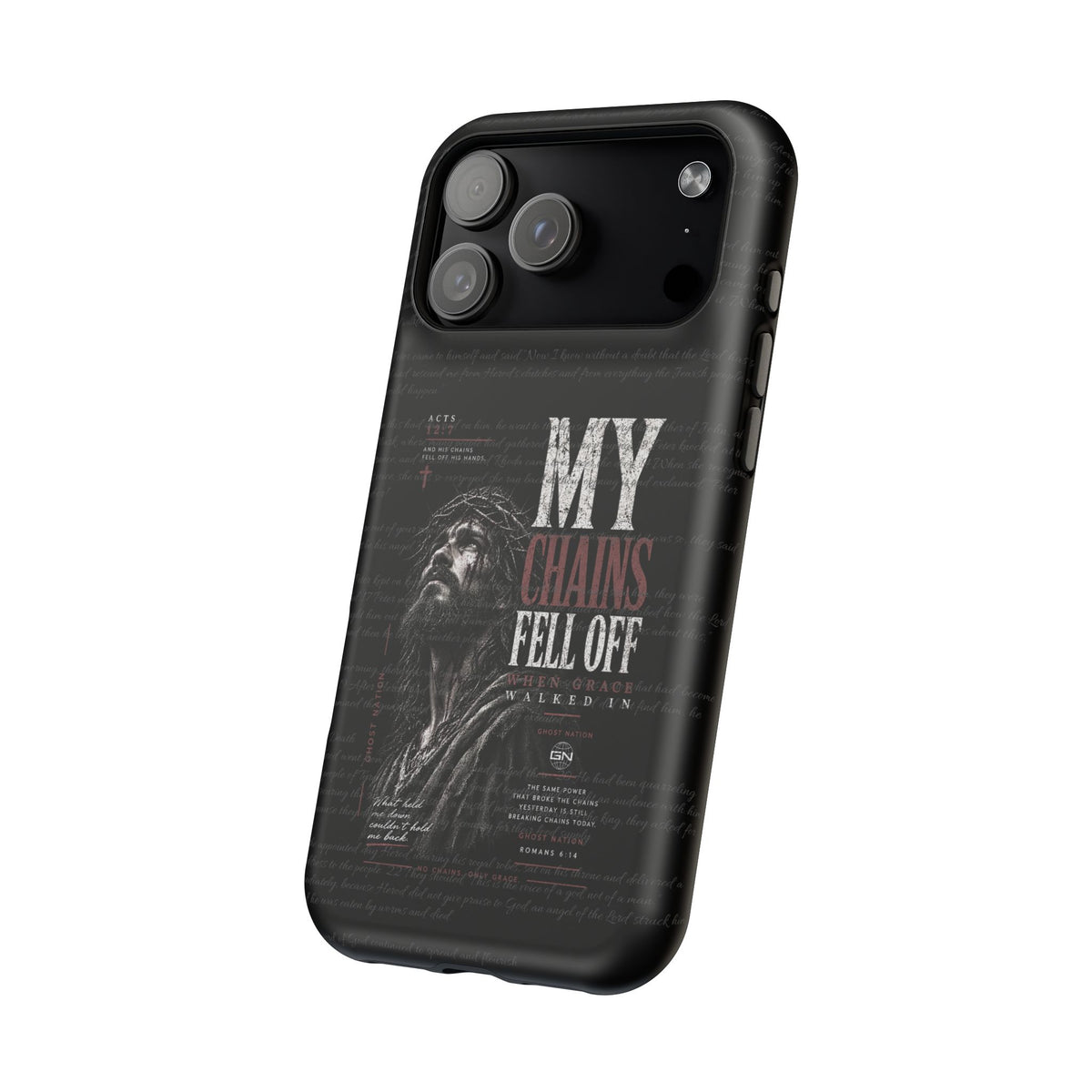 MAGNETIC TOUGH PHONE CASE, ACTS 12:7