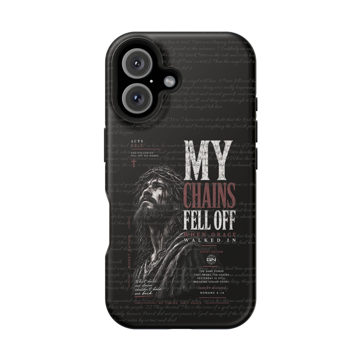 MAGNETIC TOUGH PHONE CASE, ACTS 12:7