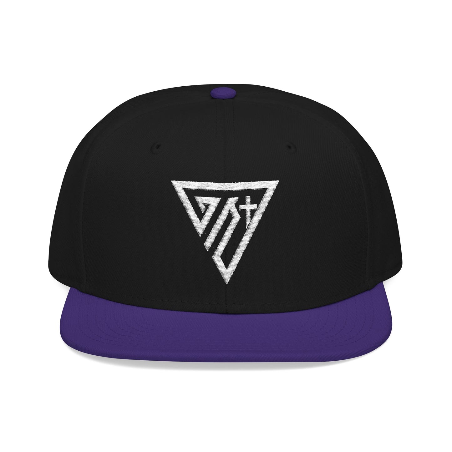 Embroidered Emblem Snapback Hat