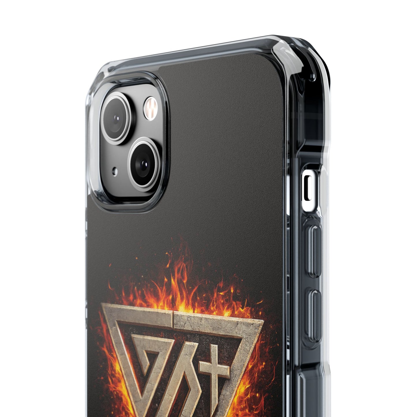 Clear Magnetic Phone Case I Ephesians 6:12