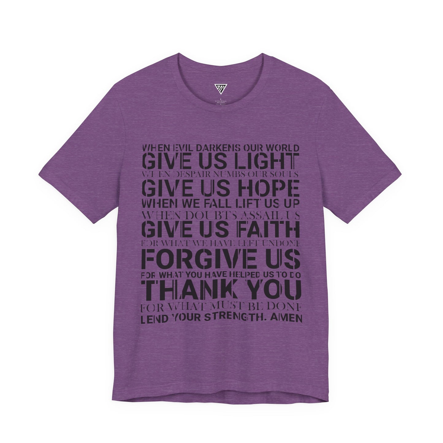Genesis Prayer T-Shirt I Genesis Collection I Minimal Faith Shirt