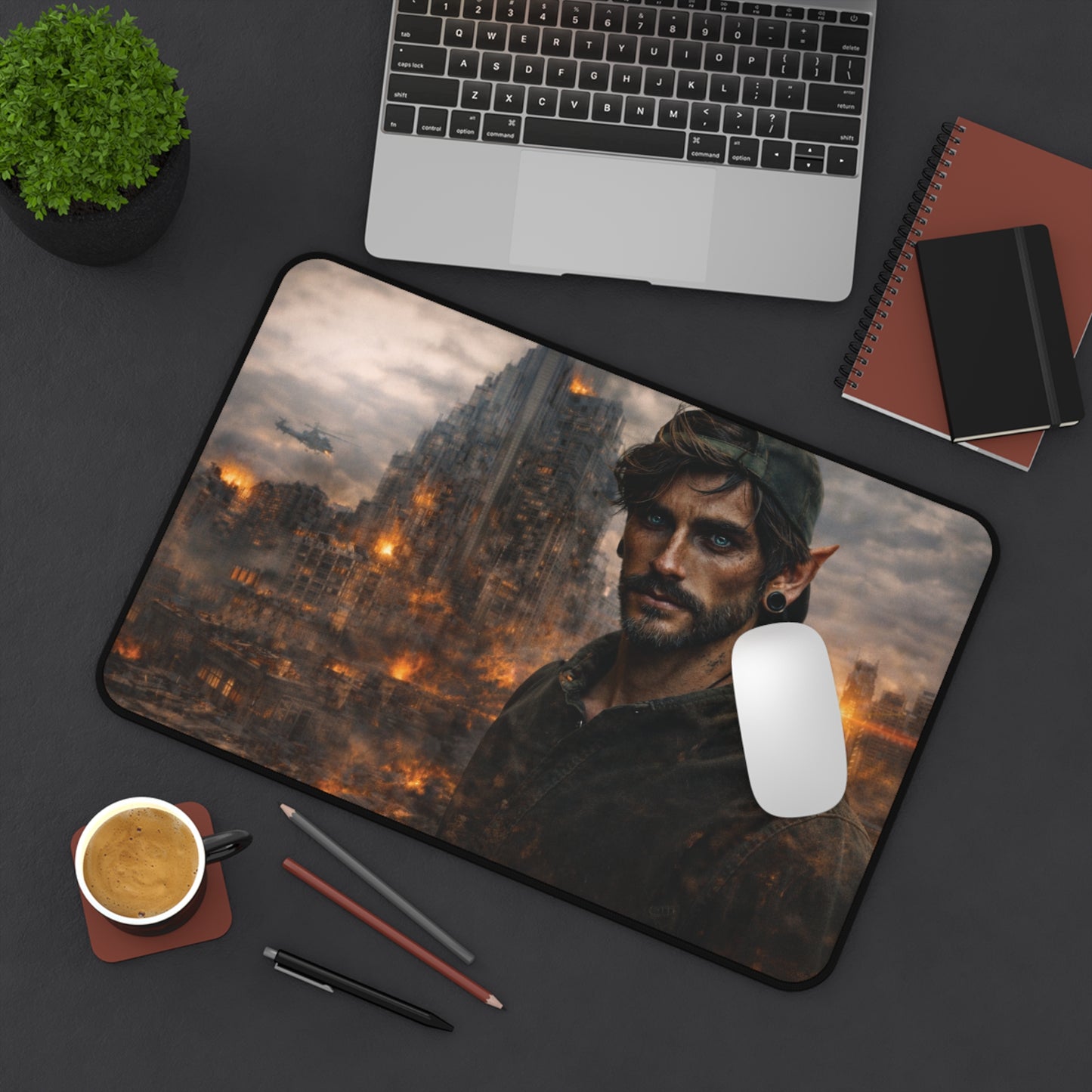 Fantasy Desk Mat I Genesis Collection I Dex Elf Warrior