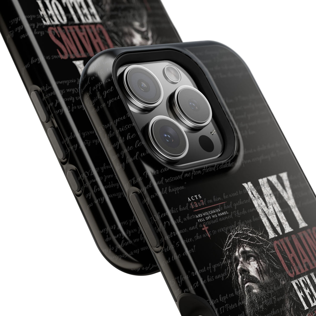 MAGNETIC TOUGH PHONE CASE, ACTS 12:7