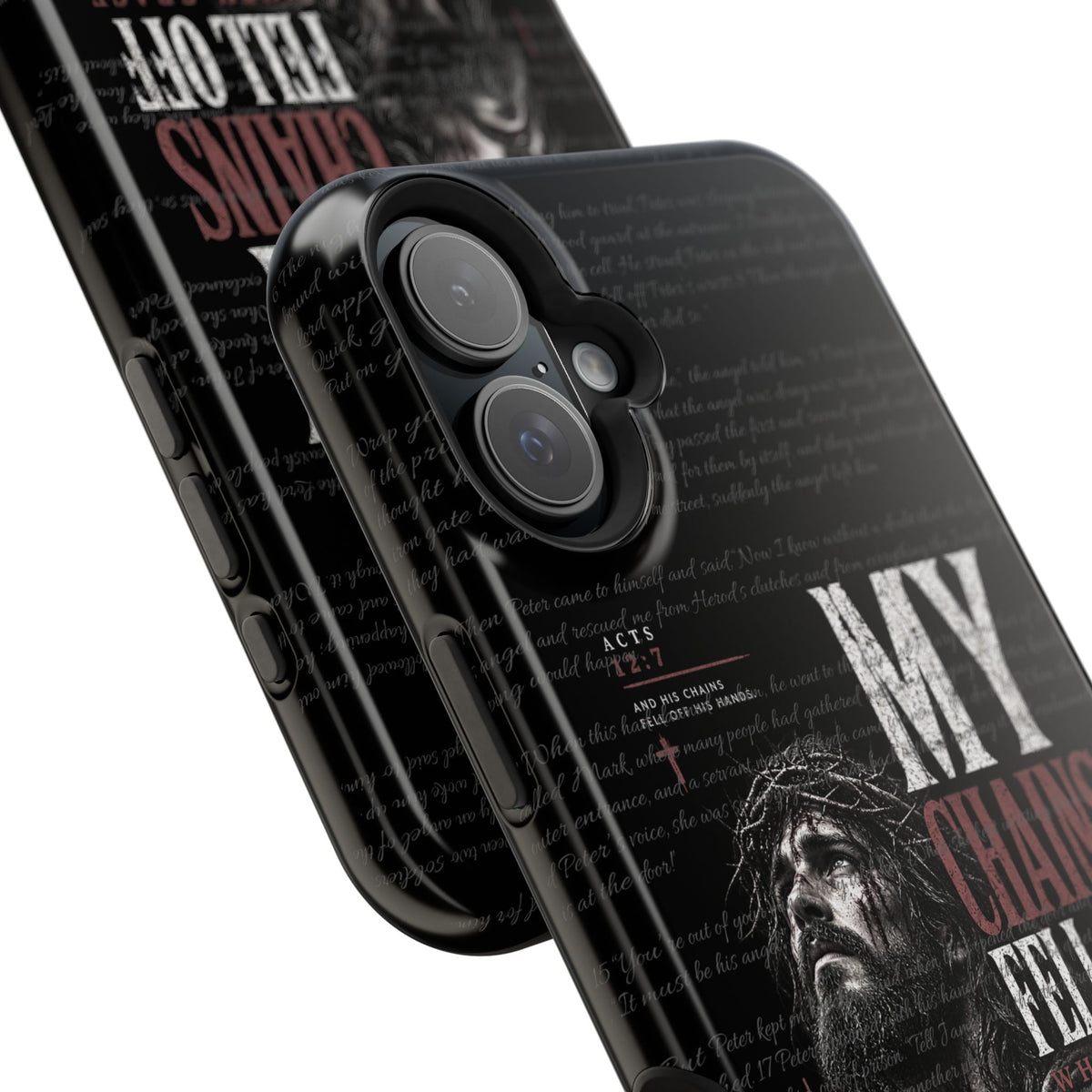 MAGNETIC TOUGH PHONE CASE, ACTS 12:7