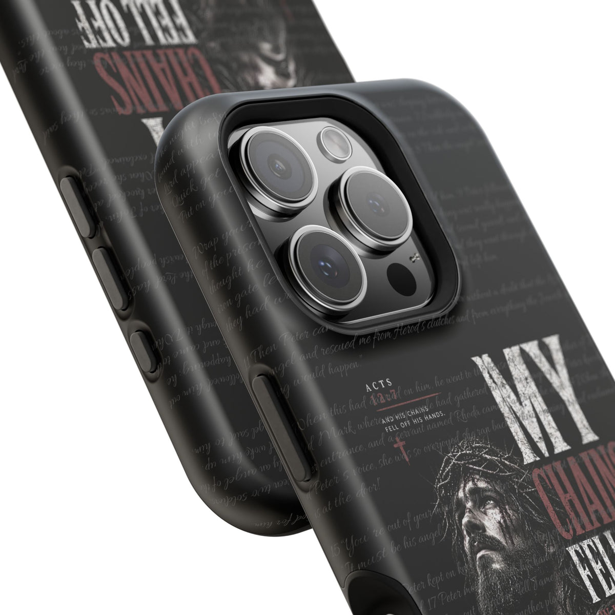 MAGNETIC TOUGH PHONE CASE, ACTS 12:7