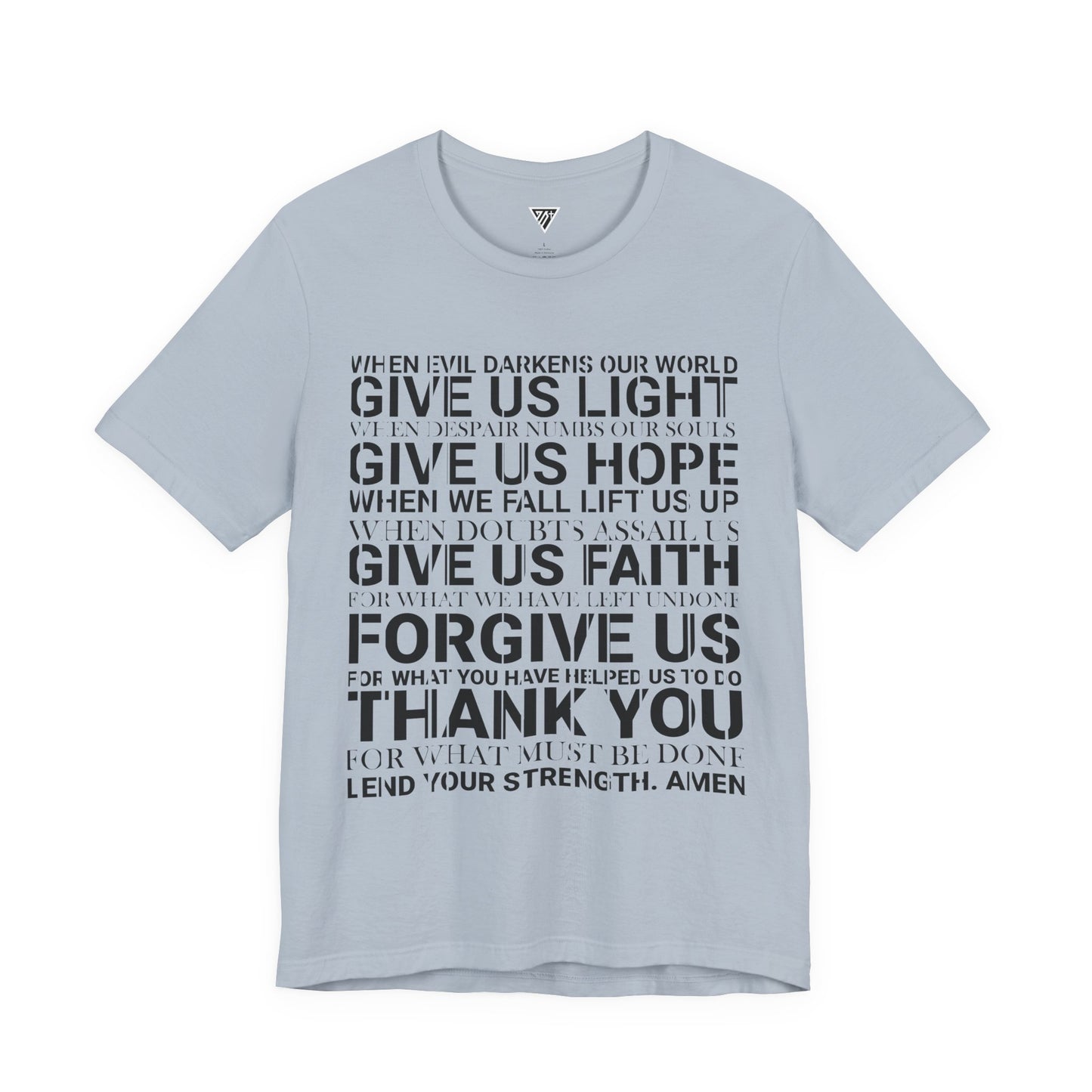 Genesis Prayer T-Shirt I Genesis Collection I Minimal Faith Shirt