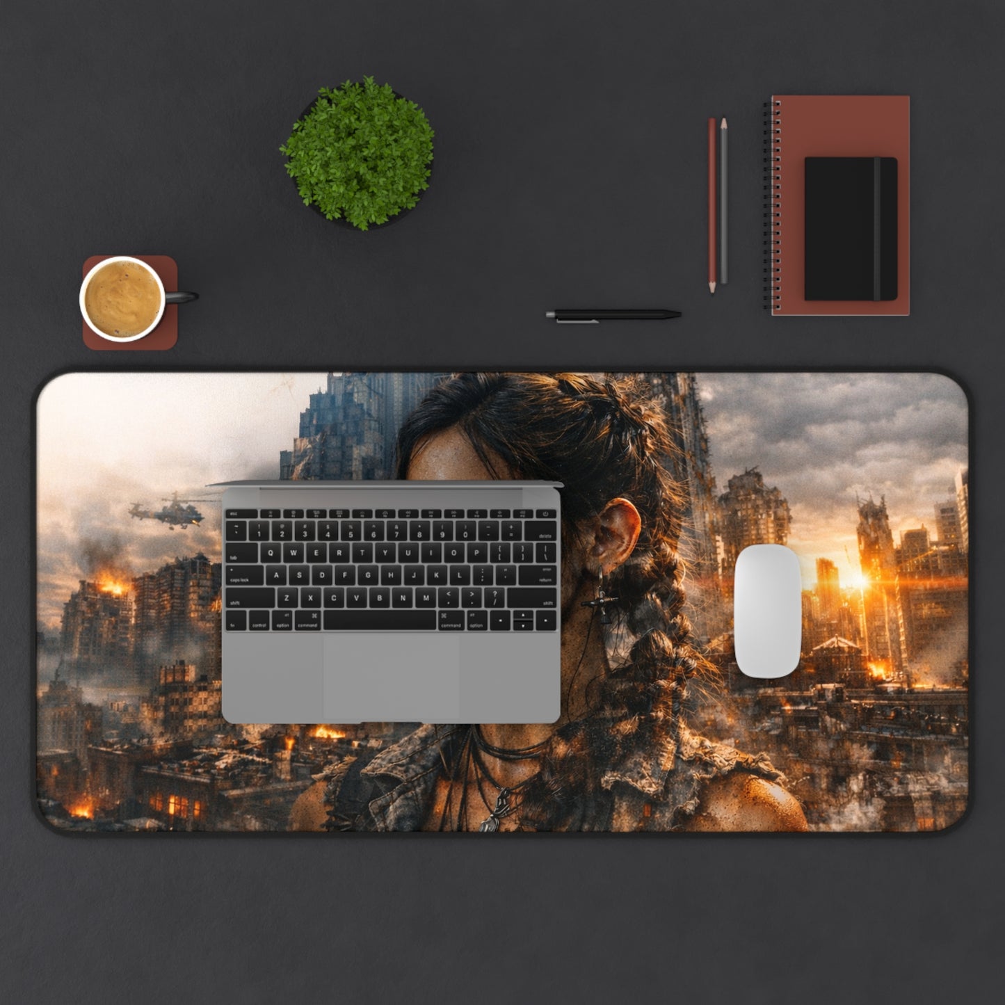 Fantasy Desk Mat I Genesis Collection I Azaryah Arcane Warrior