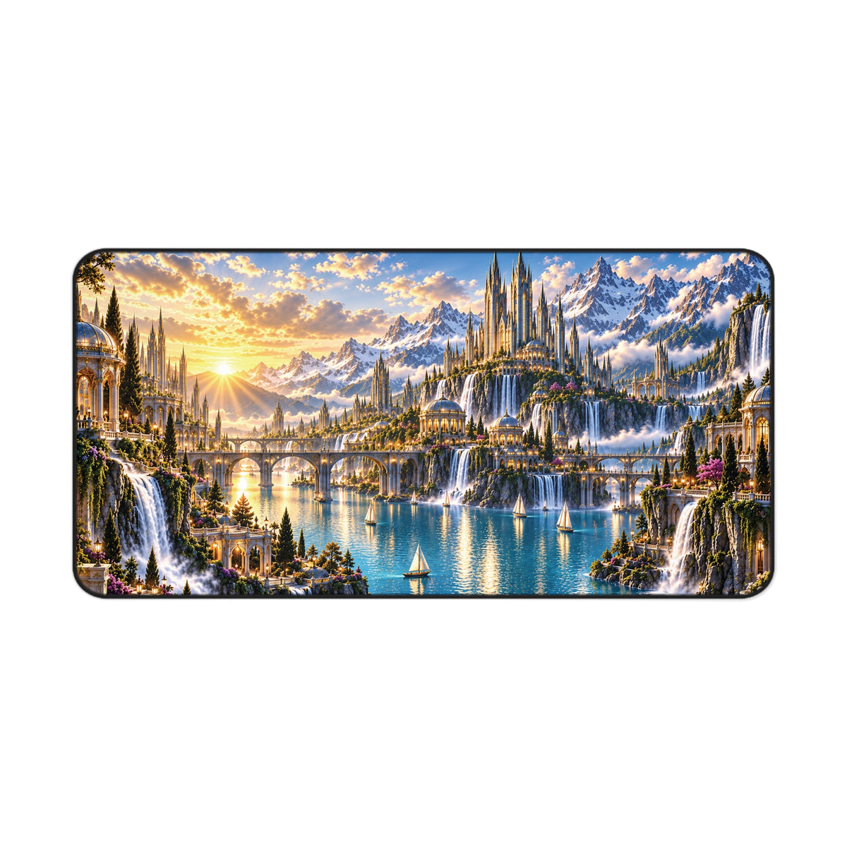 LUMIÈRE SUNRISE CITY DESK MAT