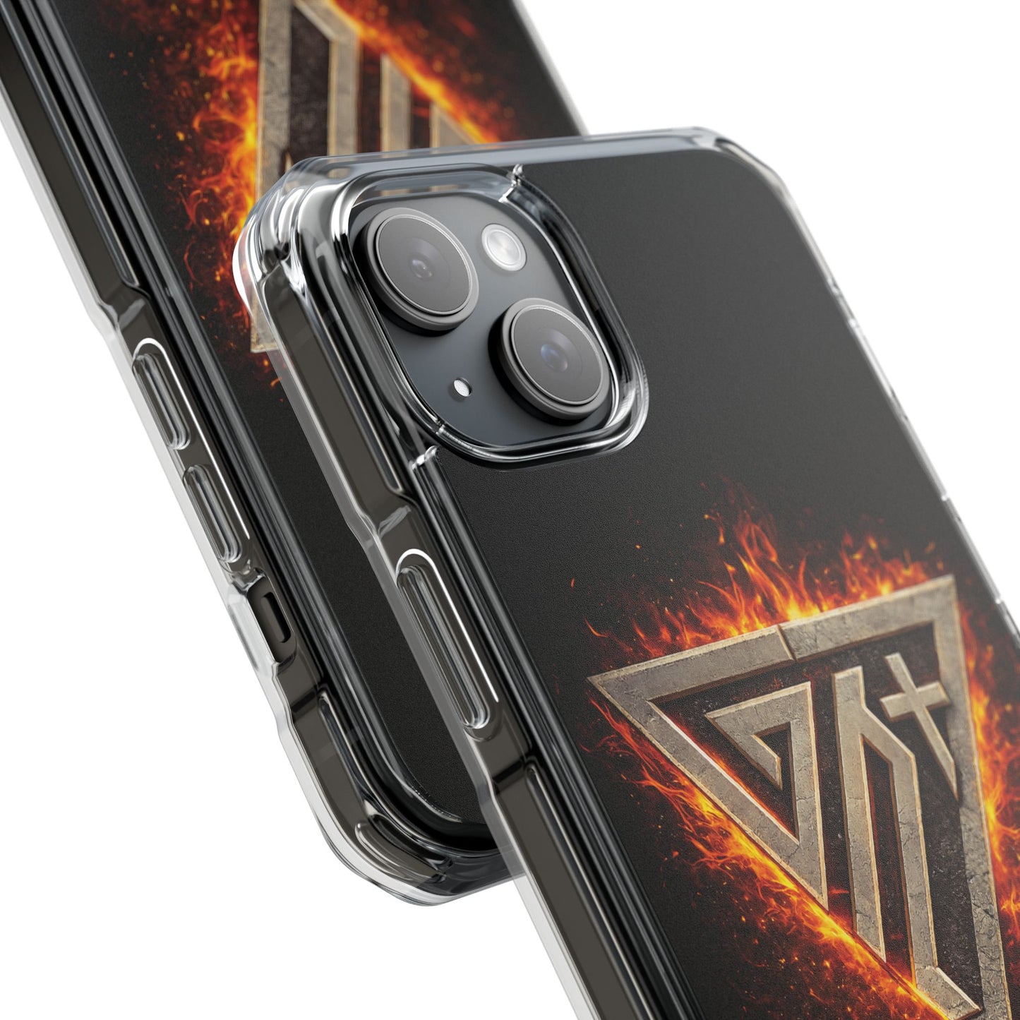 Clear Magnetic Phone Case I Ephesians 6:12