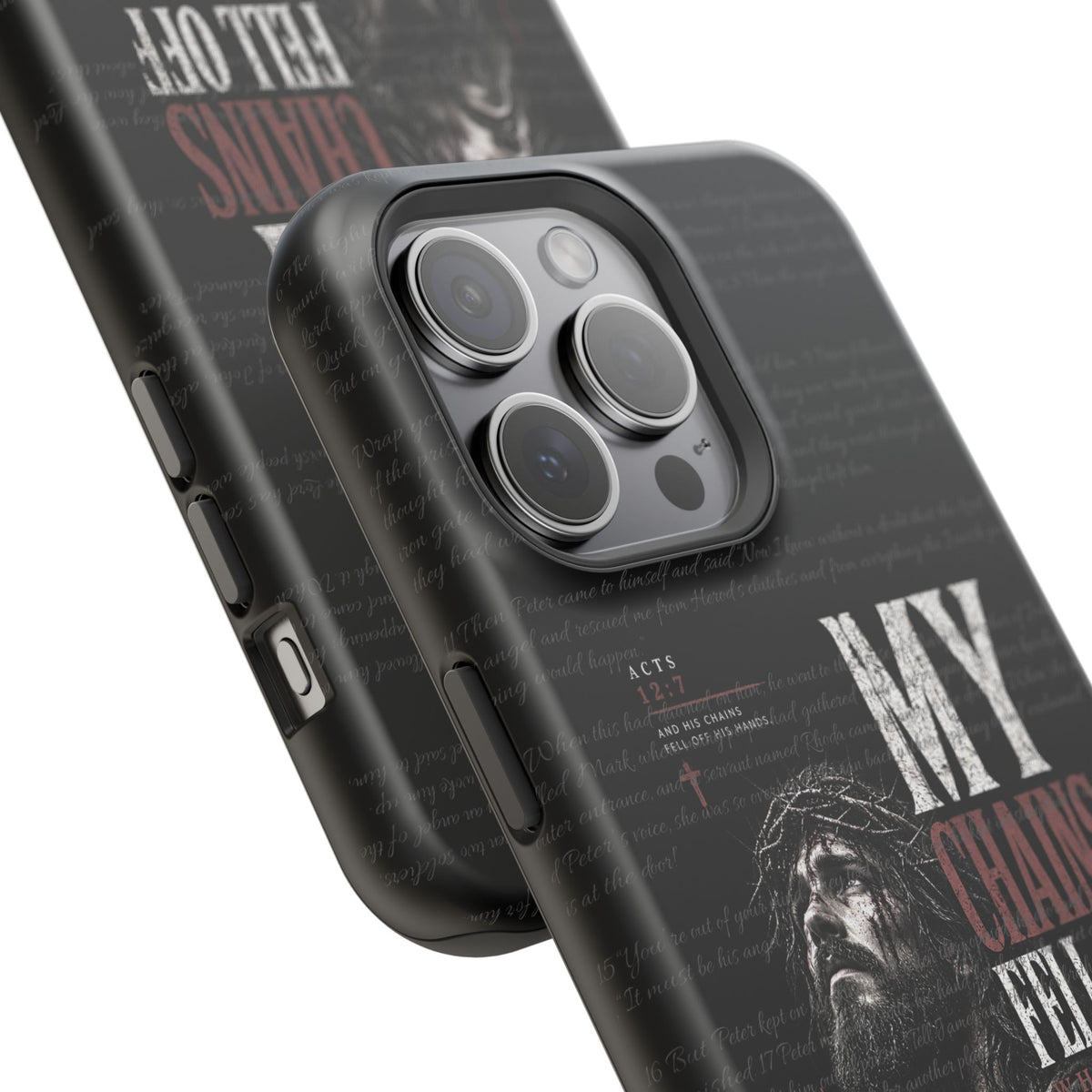 MAGNETIC TOUGH PHONE CASE, ACTS 12:7