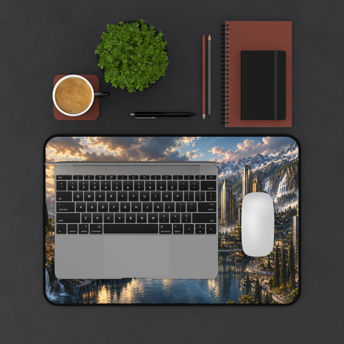 LUMIÈRE SUNSET CITY DESK MAT