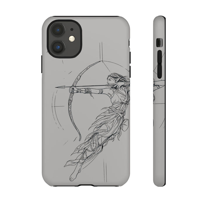 Bowwoman Sketch Tough Phone Case