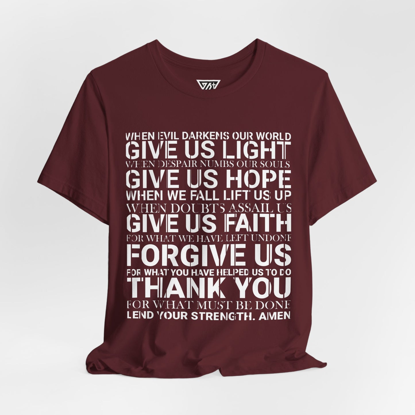 Genesis Prayer T-Shirt I Faith Text Tee I Genesis Collection