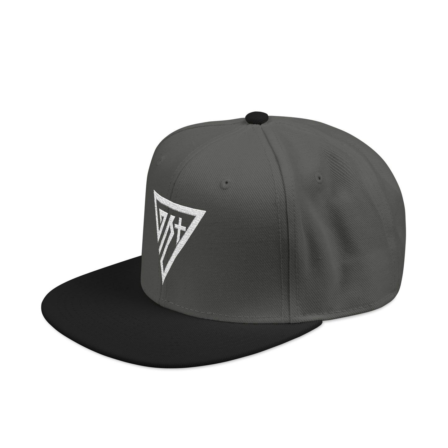 Embroidered Emblem Snapback Hat