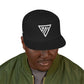Embroidered Emblem Snapback Hat