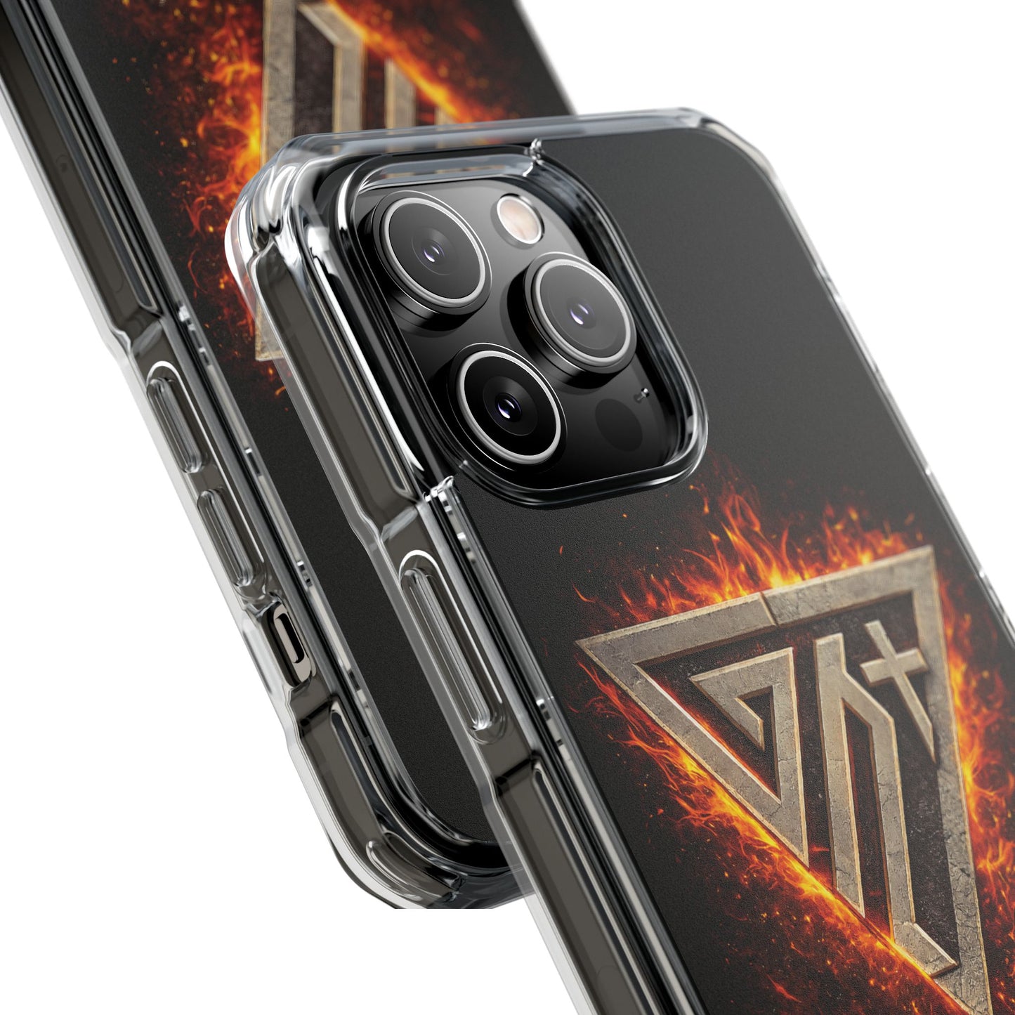 Clear Magnetic Phone Case I Ephesians 6:12