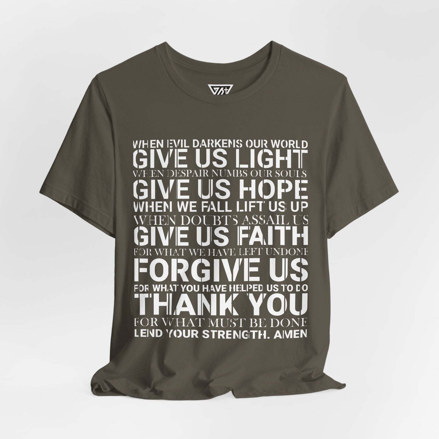 Genesis Prayer T-Shirt I Faith Text Tee I Genesis Collection