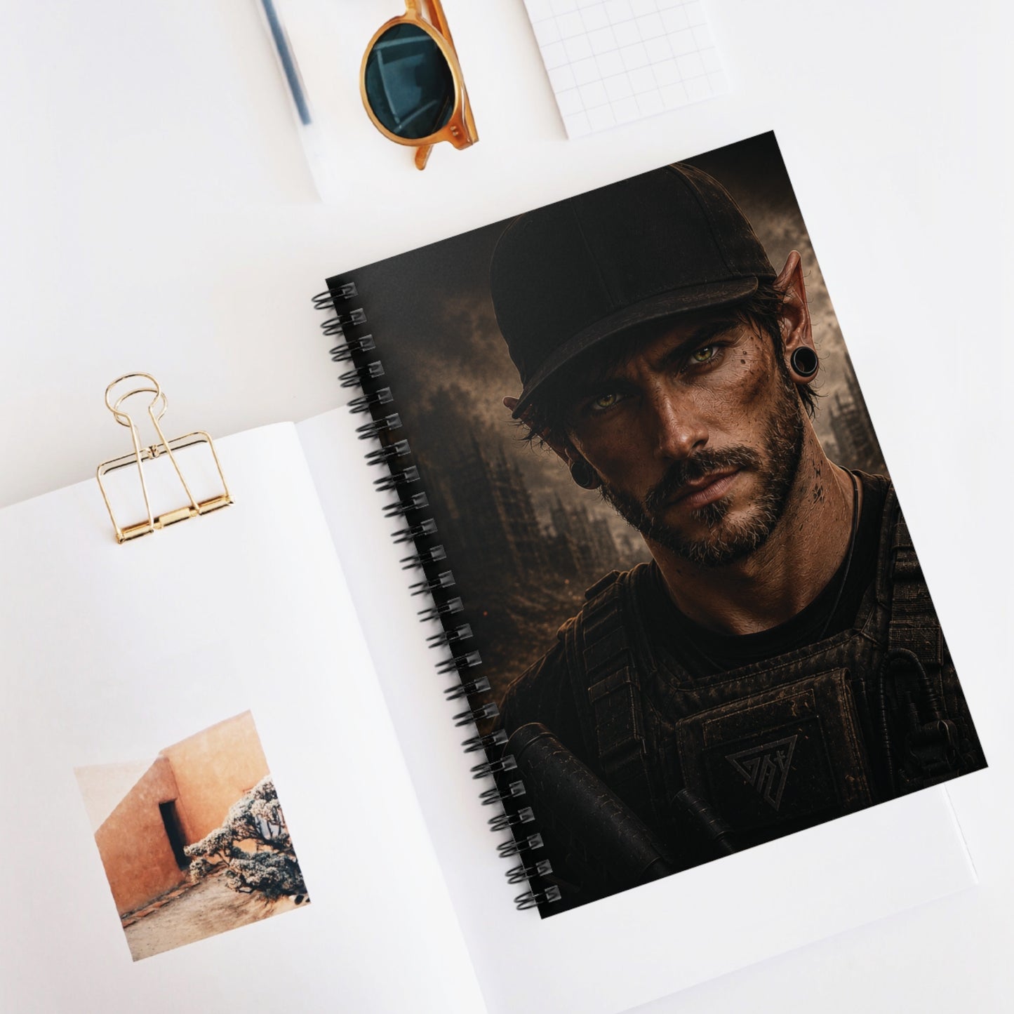 Character Spiral Notebook (6" x 8")