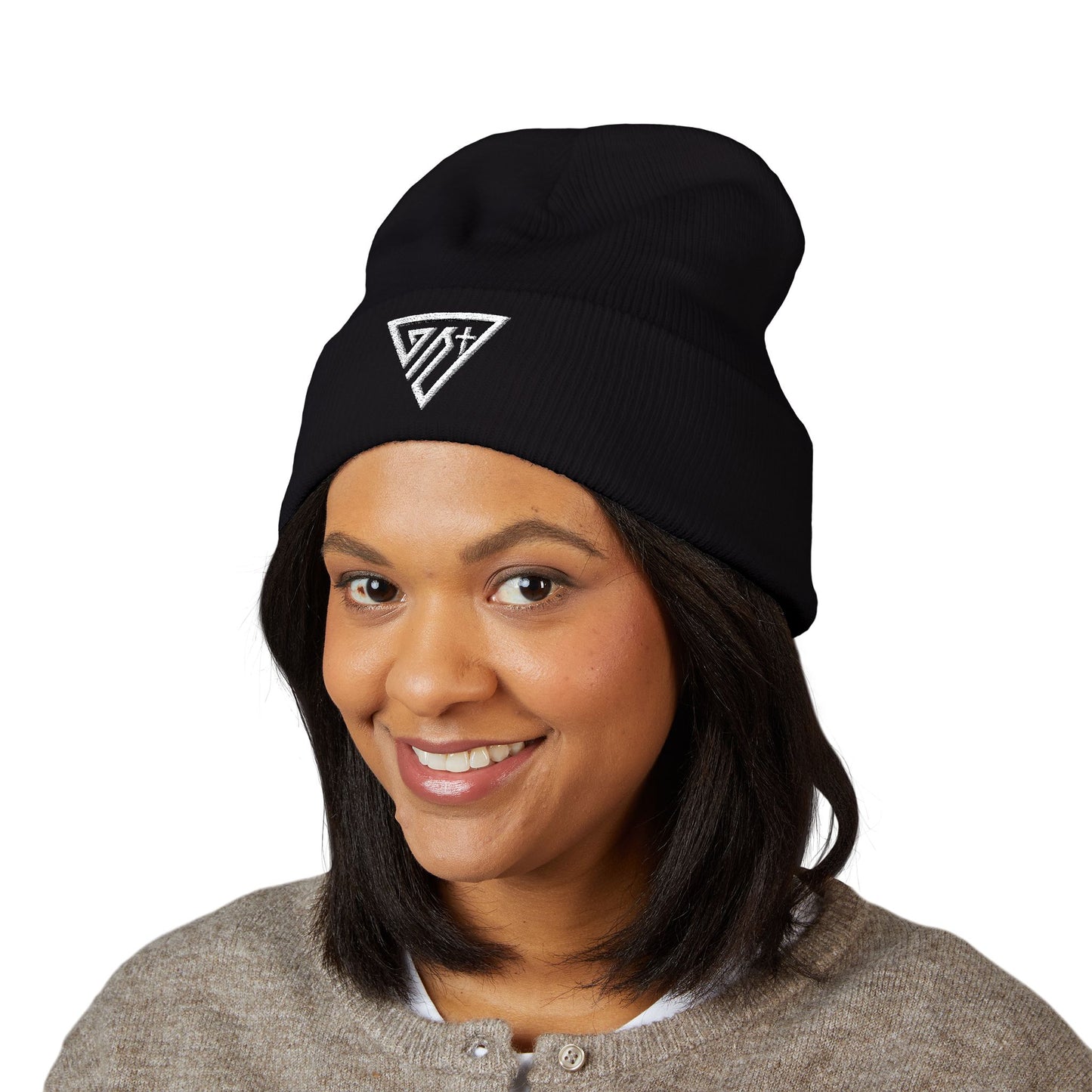 Embroidered Logo Cuffed Beanie I Ghost Collection