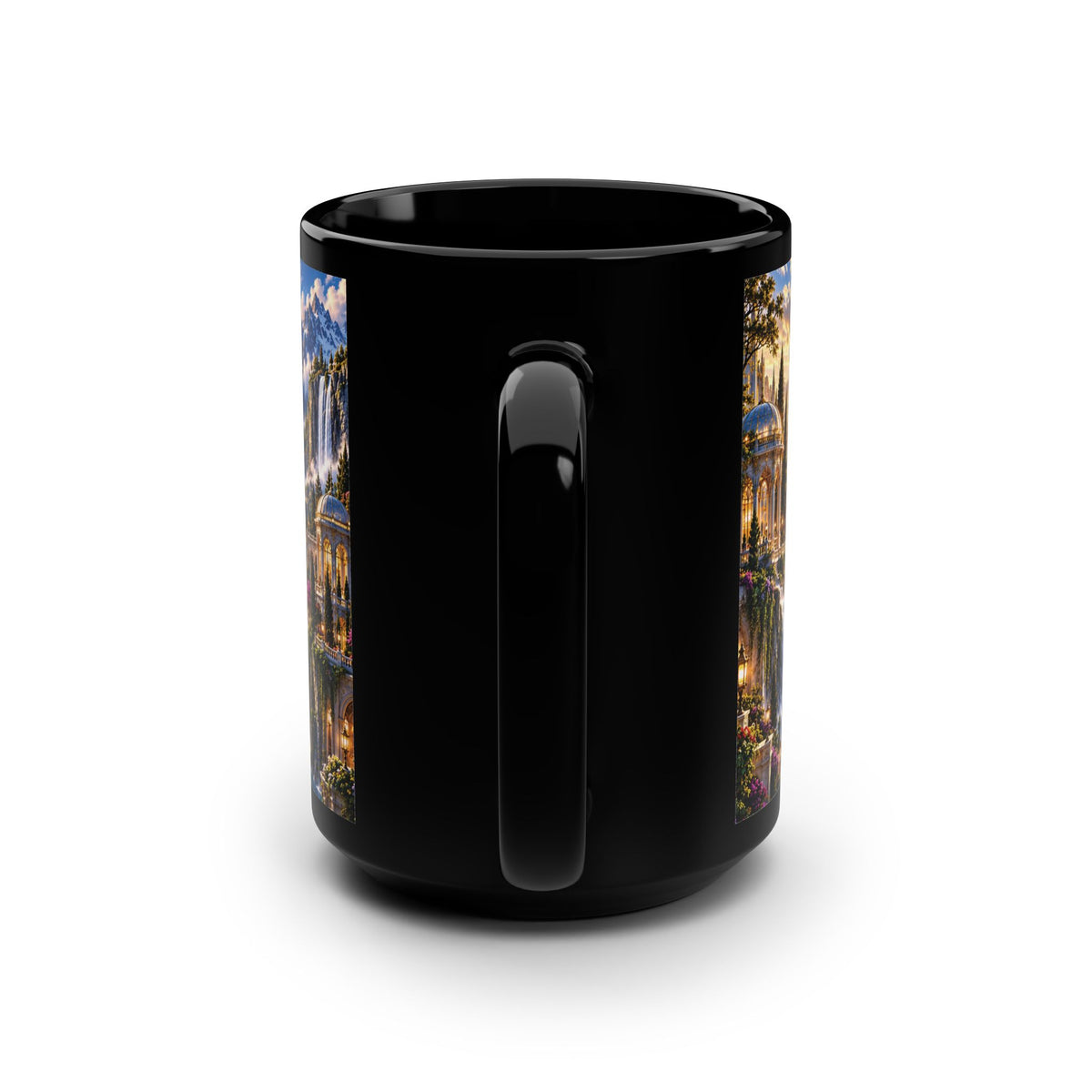 LUMIÈRE CITY 15OZ BLACK MUG