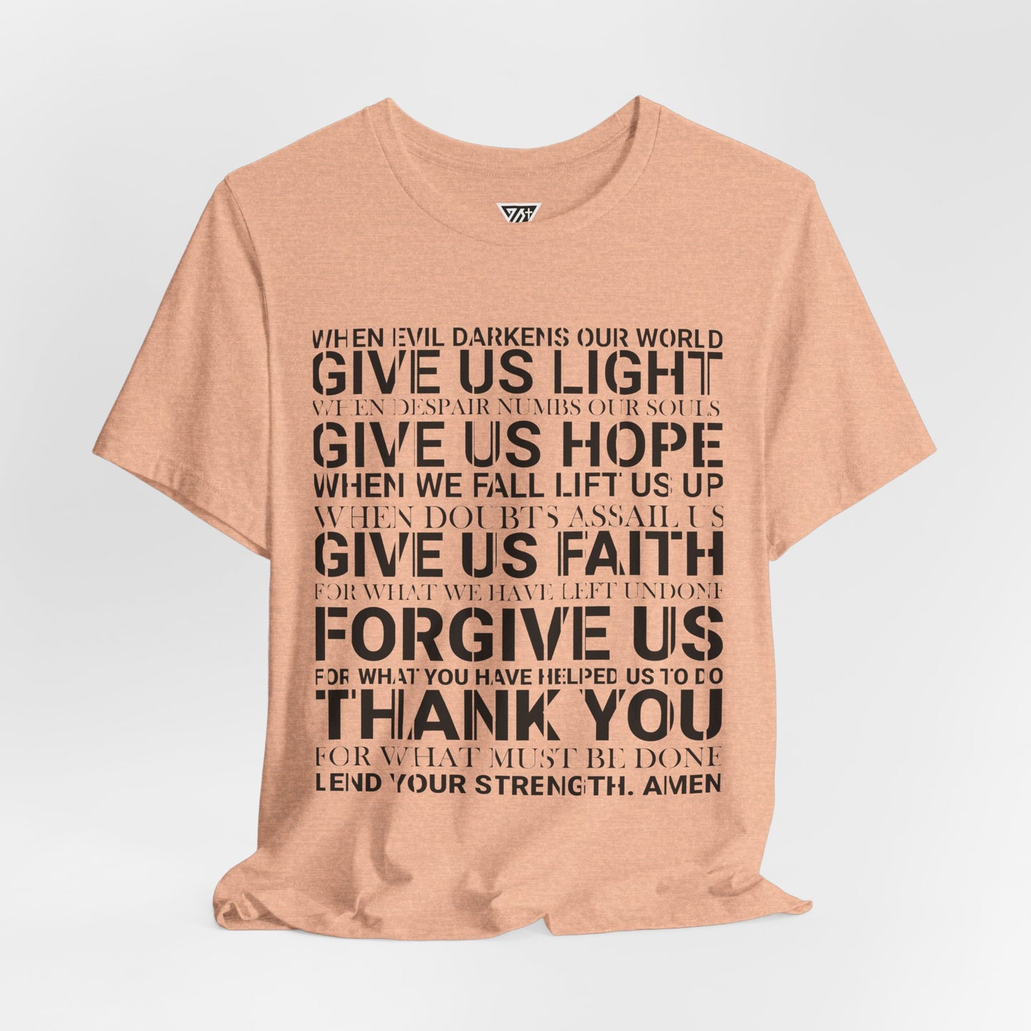 Genesis Prayer T-Shirt I Genesis Collection I Minimal Faith Shirt