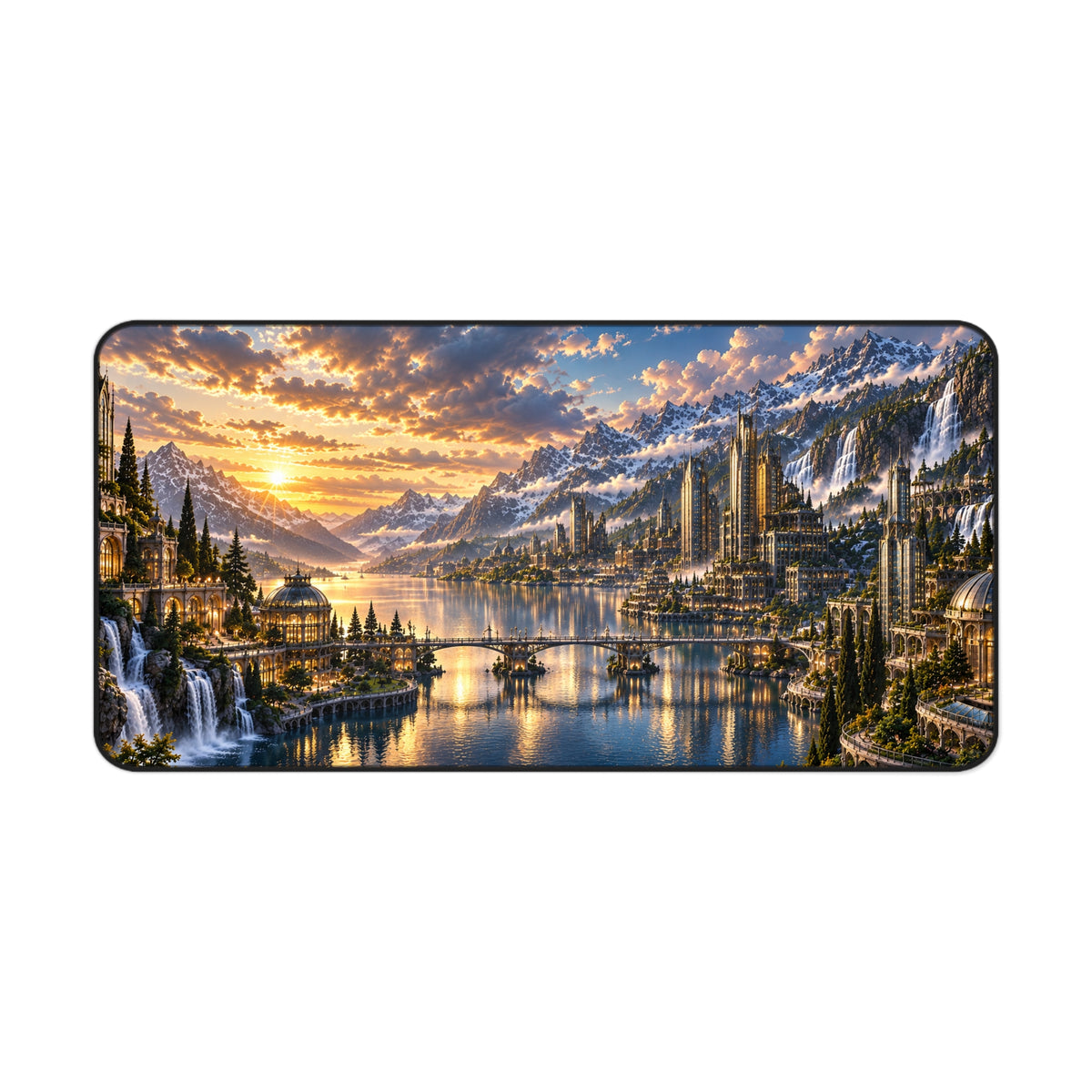 LUMIÈRE SUNSET CITY DESK MAT
