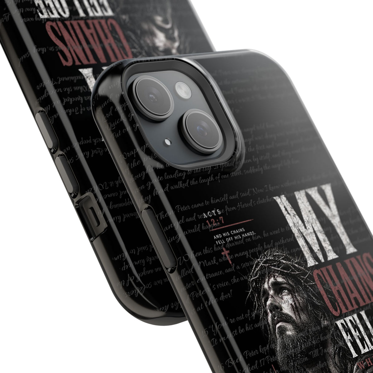 MAGNETIC TOUGH PHONE CASE, ACTS 12:7