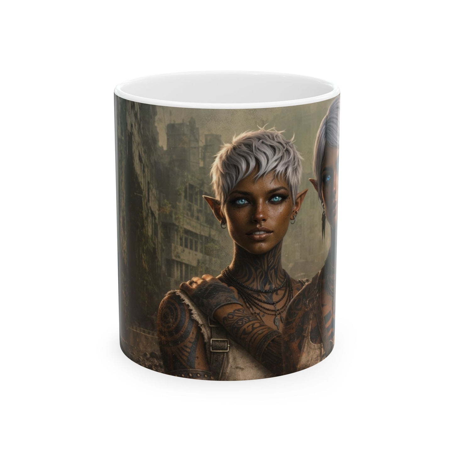 Fantasy Art Mug I Genesis Collection I Arcane Sisters Mora & Nadaya