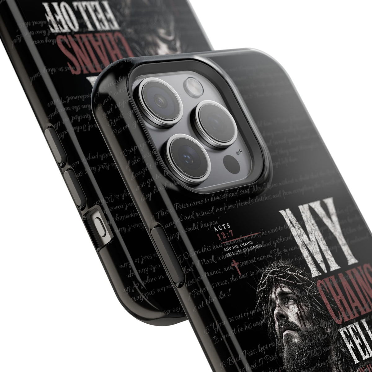MAGNETIC TOUGH PHONE CASE, ACTS 12:7
