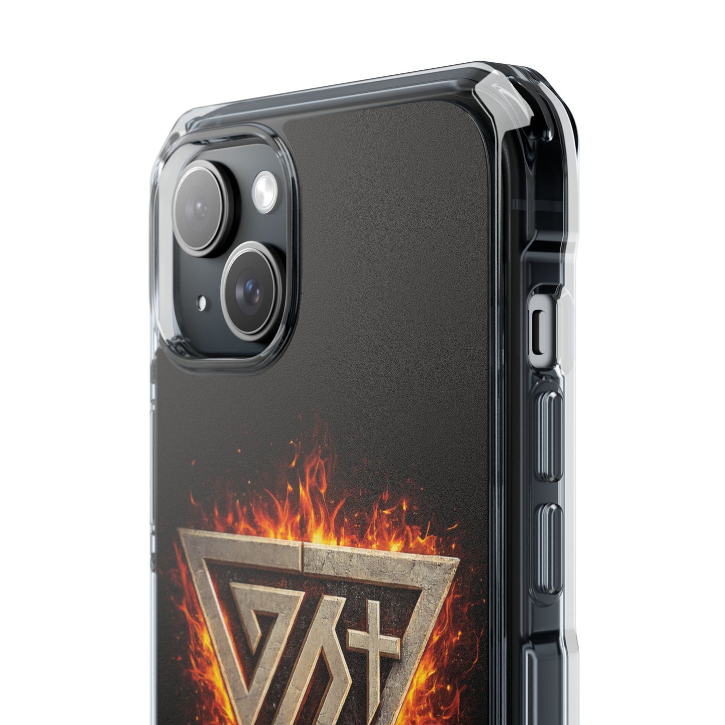 Clear Magnetic Phone Case I Ephesians 6:12