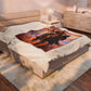 Flame Archer Velveteen Plush Blanket